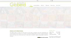 Desktop Screenshot of gibberdgallery.co.uk
